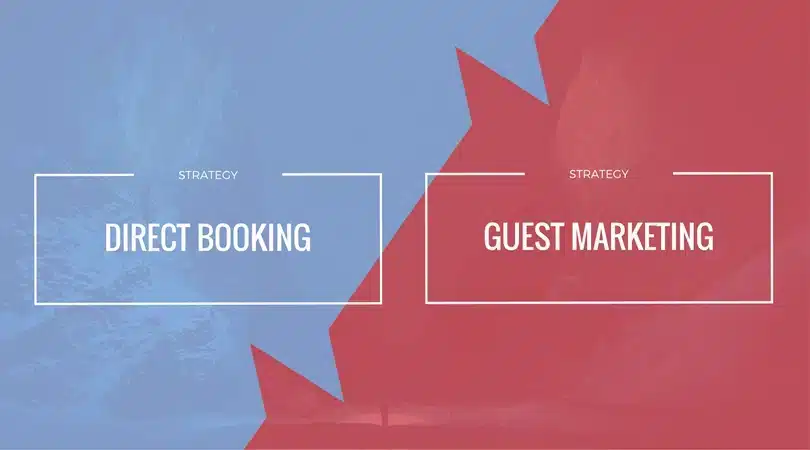 Comparison: Direct Booking VS Guest Experience Marketing